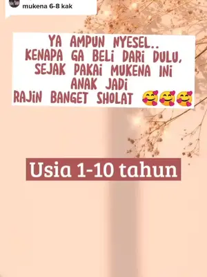 Balas @aoliya5451507808463 Rekomendasi Mukena Anak Umur 1 sampai dengan 10 tahun, lihat juga video mukena anak @👆Klik Keranjang Kuning dan koleksi gamis nya ya @👆Klik Keranjang Kuning @👆Klik Keranjang Kuning #RamadanKembaliKuat #inspirasiseruramadan #inspirasiseruramadhan #mukenaanakkekinian2022 #mukenaanak #mukenaanaklucu #mukenaanakperempuantiktokshop #mukenaanakcantik