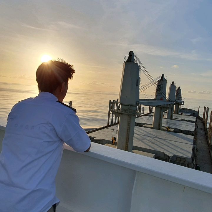 Sea Man and Ships