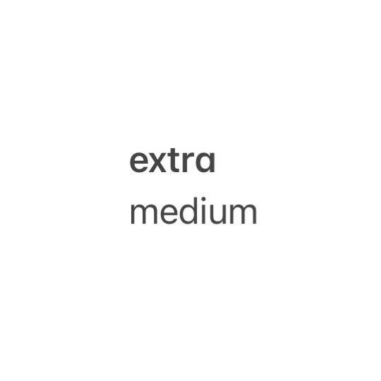 Extra Medium
