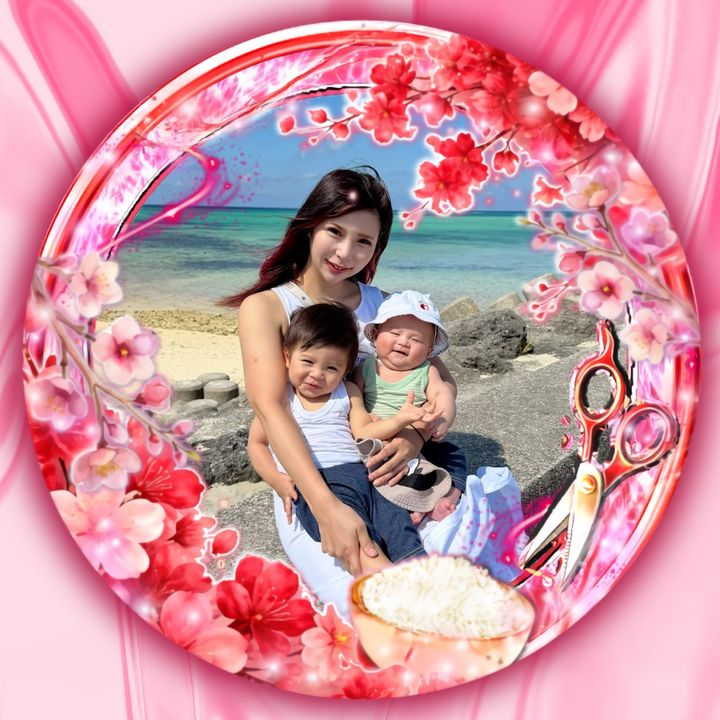 さくら咲く🌸🍚北海道（赤咲くfamily