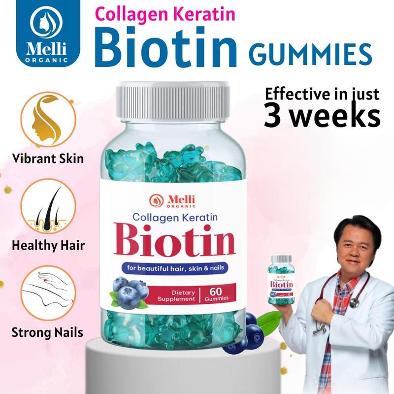 查看[[Bobibi Store] Melli Collagen Keratin Biotin Gummies for Hair Skin ...