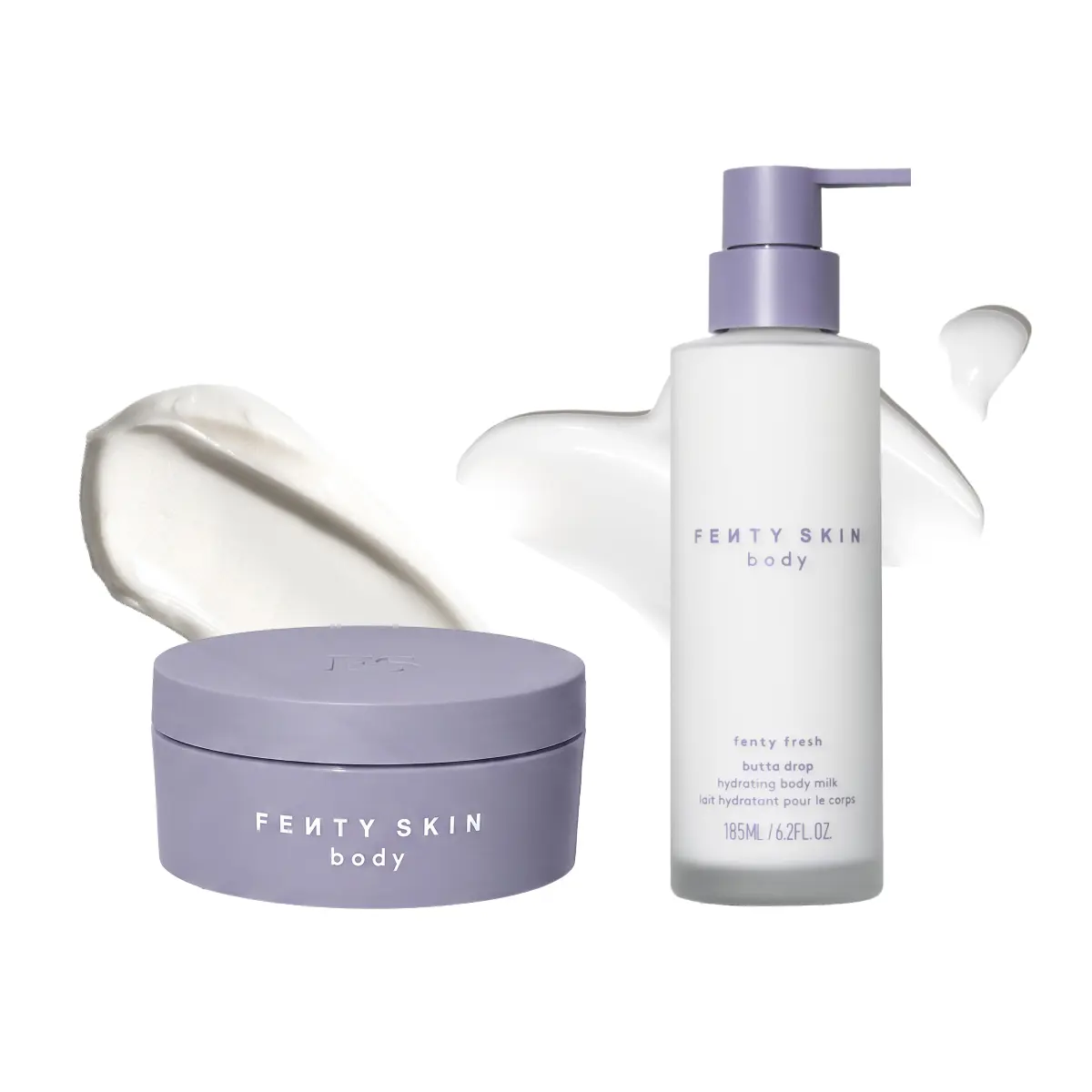 Fenty Skin Butta Drop Body Cream + Body Milk Body Care Hydrating Lotion Duo