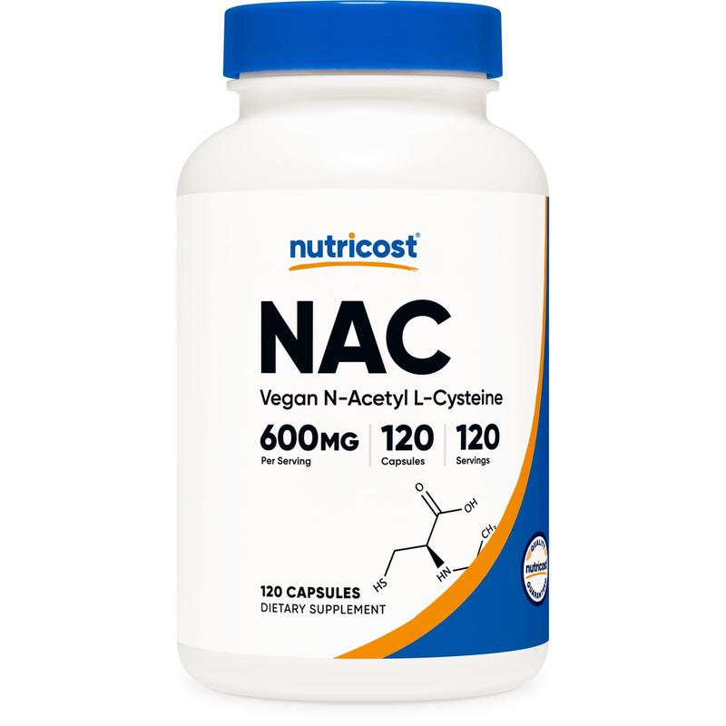 Nutricost N-Acetyl L-Cysteine (NAC) Capsules