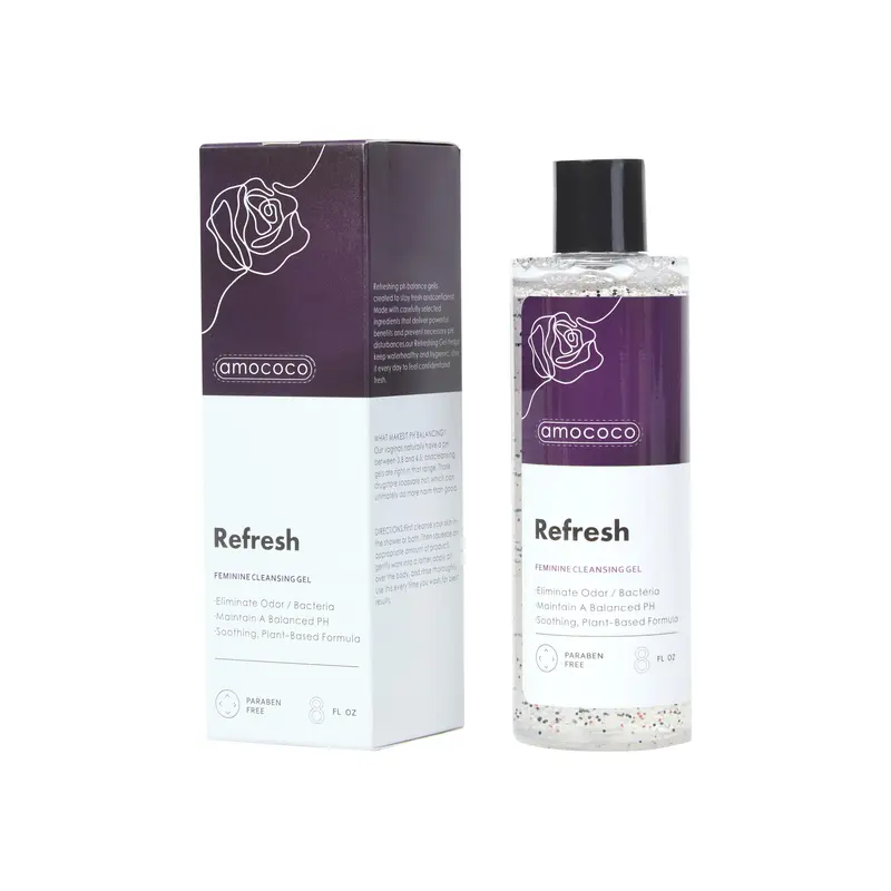 Amococo Refresh Plant Based Intimate Body Wash for Women - pH Balancing ...