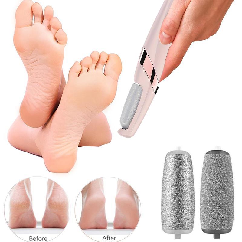 Rechargeable Electric Foot Callus Remover Cordless Pedicure Machine, 2 ...