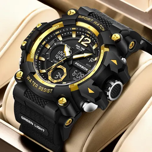 Men's Sportive Digital Analog Quartz Watch, Fashio TikTok爆款商品分析 - GMV ...