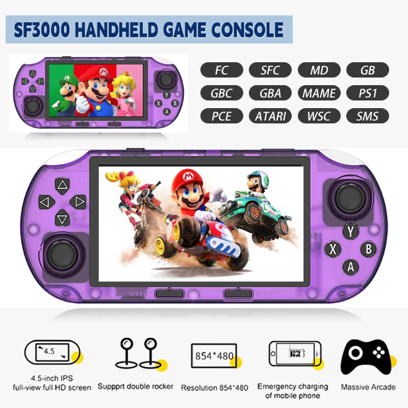 Sf3000 SF3000 HD 4.5 Inch Konsol Permainan Pegang Tangan TikTok爆款商品分析 - GMV/销量 ...