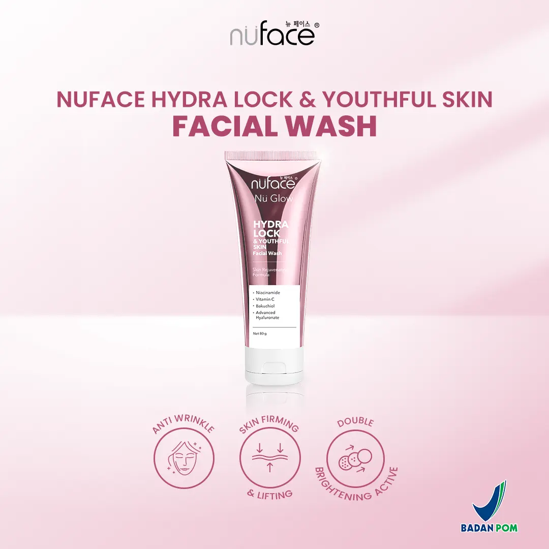 Nuface Nu Glow Hydra Lock & Youthful Facial Wash Gel