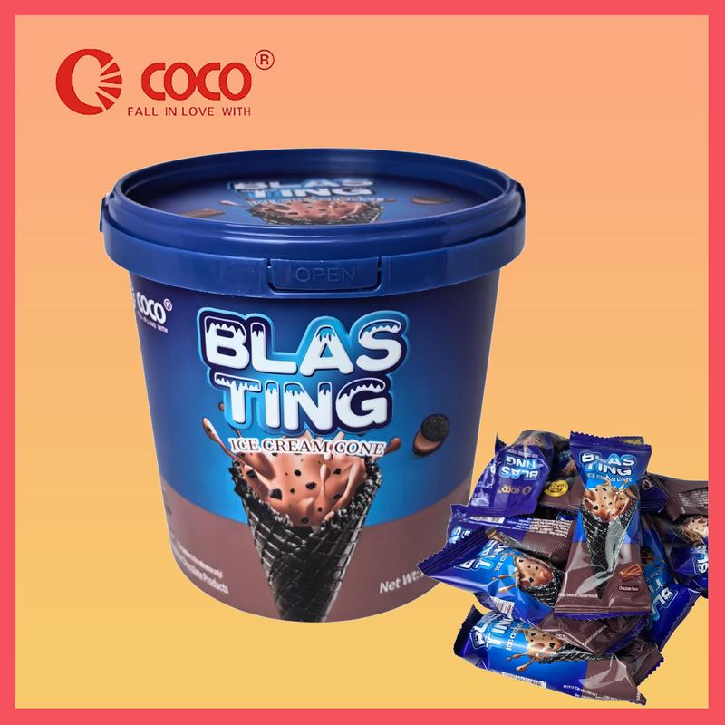 COCO Blasting Ice Cream Cone 158g Bucket |Chocolat TikTok爆款商品分析 - GMV ...