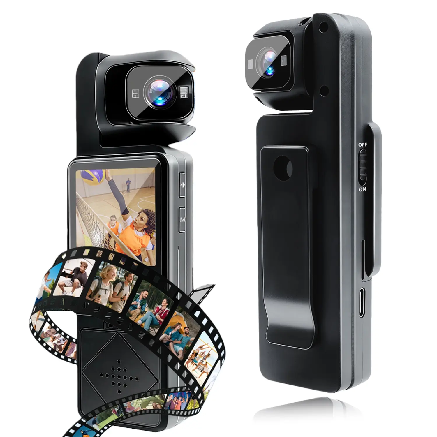 180° Rotatable Wearable Action Camera, 1080P HD Sp TikTok爆款商品分析 - GMV ...