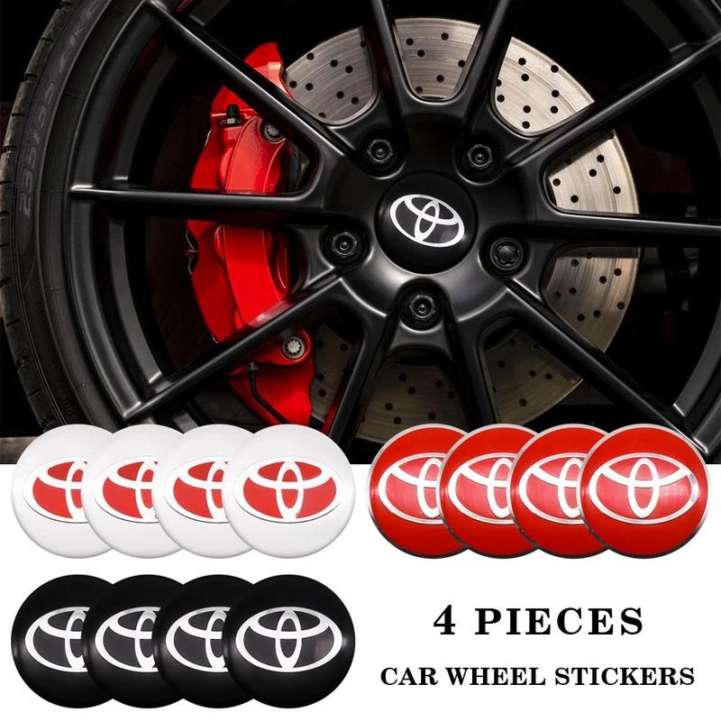 Wheelbase Sticker 4pcs Car Wheel HUB Stickers 56mm Badge Decals Comp TikTok爆款商品分析 - GMV ...