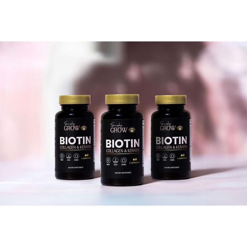 Bundle of 3: Simply Grow Biotin, Collagen, & Keratin