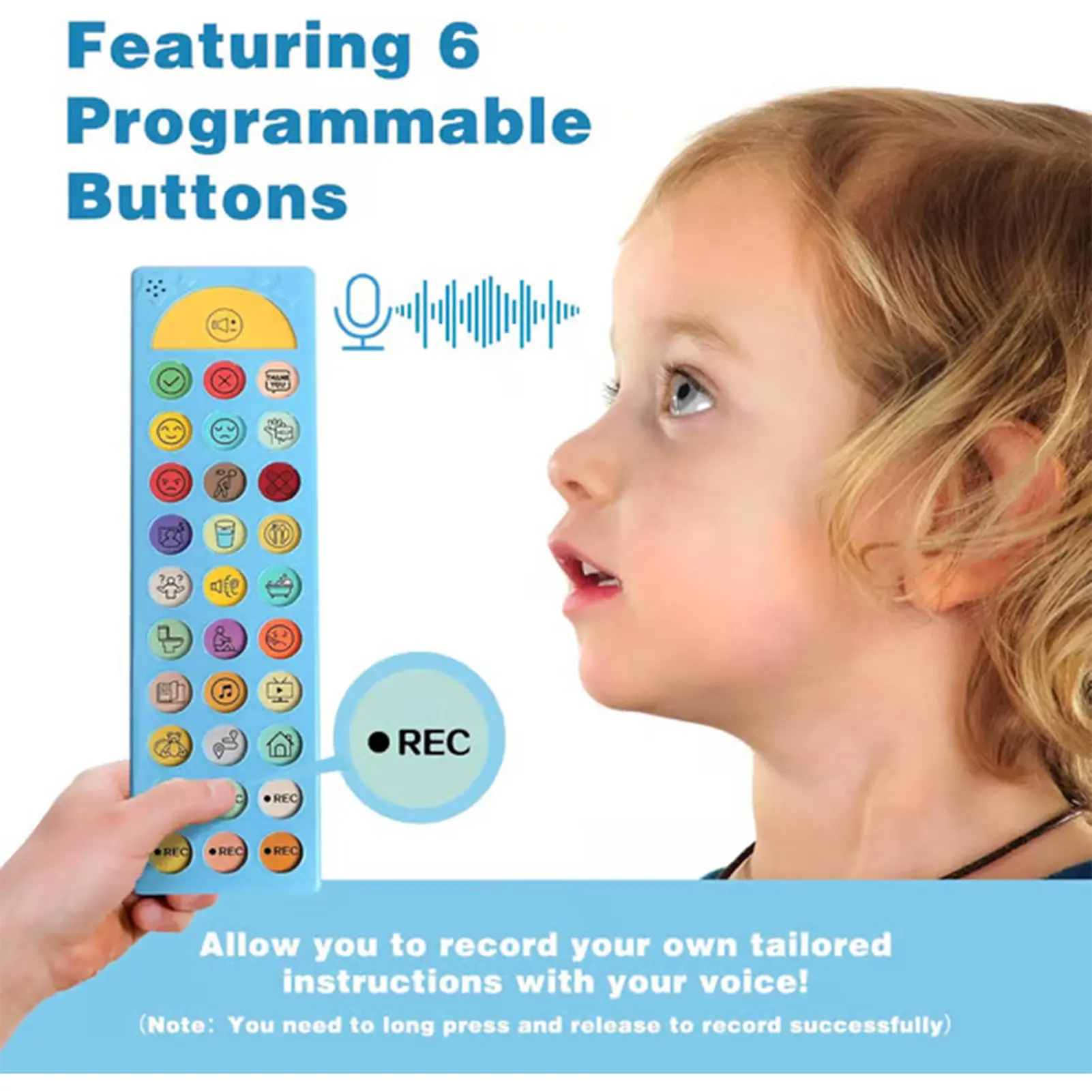 AAC Speech Therapy Device Recordable Button Commun TikTok爆款商品分析 - GMV ...