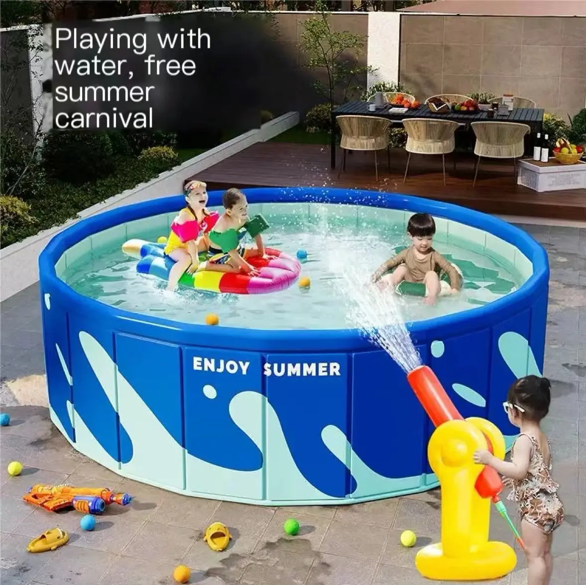 Non inflatable swimming pool, no installation requ TikTok爆款商品分析 - GMV ...