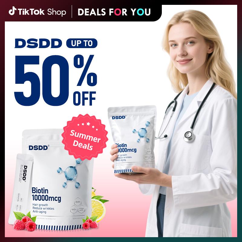 查看[[Black Friday]DSDD 10000 NAD+ Advanced,Biotin Berry Flavor Drink Mix ...