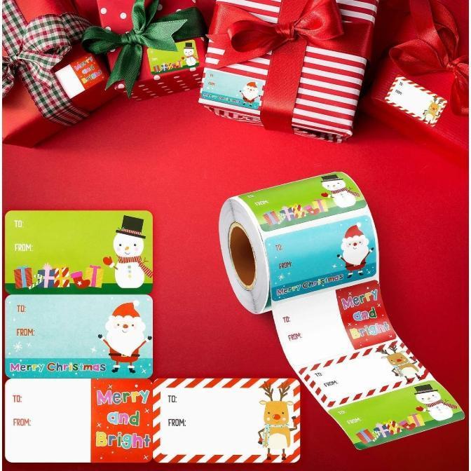 200pcs/roll stickers Christmas holiday decoration TikTok爆款商品分析 - GMV/销量 ...