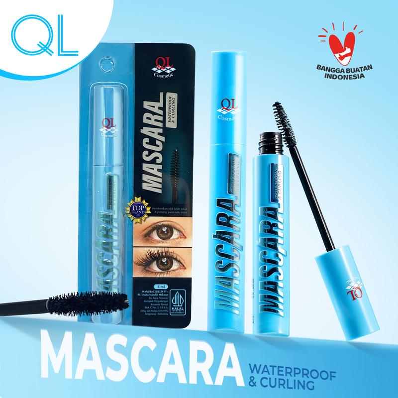 查看[[HARGA SPECIAL] QL Cosmetic - Mascara Waterproof & Curling Hitam 8 ...