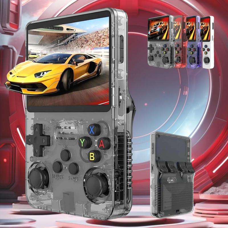查看[R36s Retro Handheld Game Console, 64GB Storage, 3.5 Inch IPS Screen ...