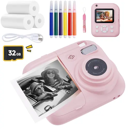 Instant Fun Camera 查看[Instant Fun Camera for All Ages, 32GB Card, Portable Travel Camera ...