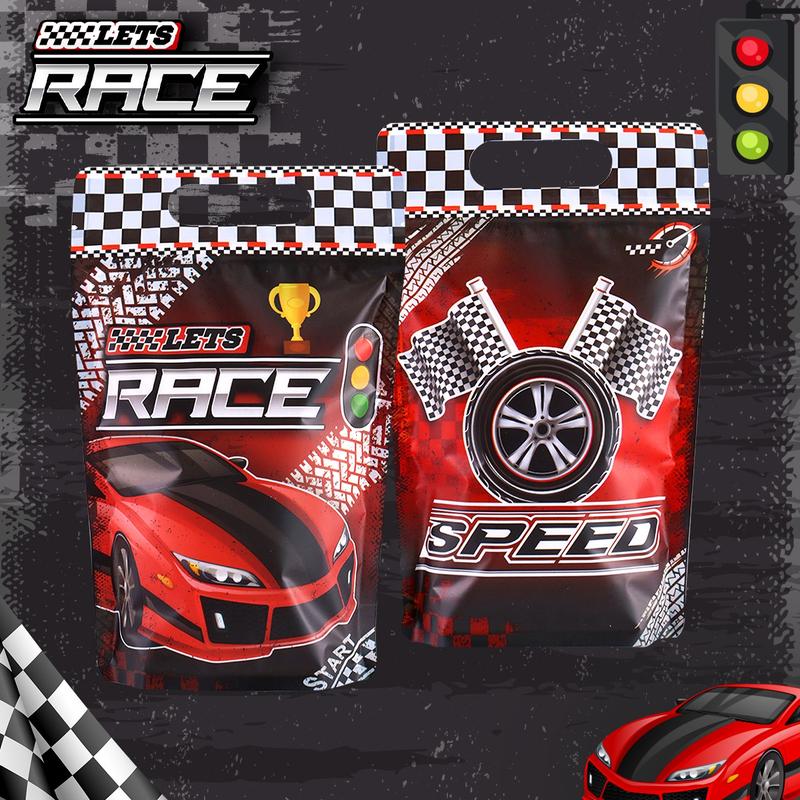 Money Bags Racing 10/20PCS Racing Car Resealable Bags with Zipper Pl TikTokηζ¬Ύεεεζ - GMV ...