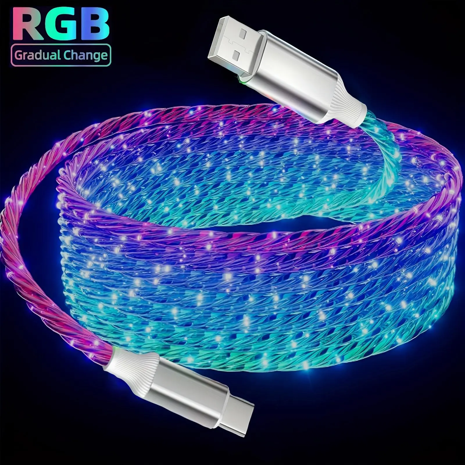 3A Fast Charging Data Sync Cable, LED Light Up USB TikTok爆款商品分析 - GMV ...