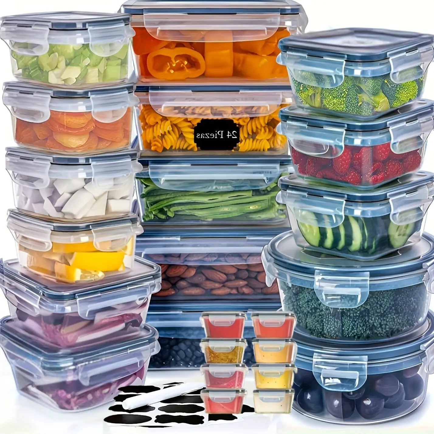 Essential 50-Piece (24 set) High-quality Plastic F TikTok爆款商品分析 - GMV ...