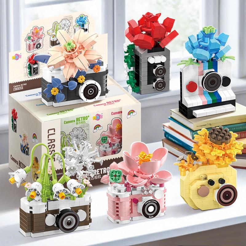 Camera Building Blocks 300+ Pcs Retro Camera Building Blocks MOC Set, Cre TikTok爆款商品分析 - GMV ...