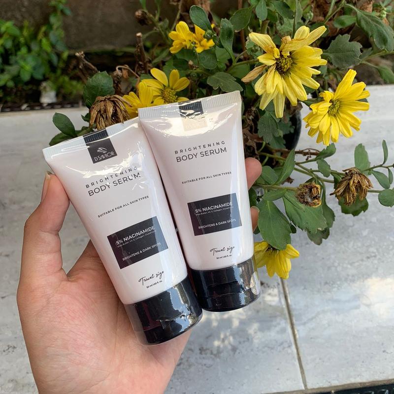查看[2Pcs Dsavior Trevel Size 50ml - Body Serum 50ml - Lotion Pencerah ...