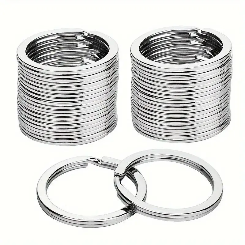 2 Diffrent Key Rings 10/20pcs Split Key Rings Keyrings, Bulk Keychains, TikTok爆款商品分析 - GMV ...