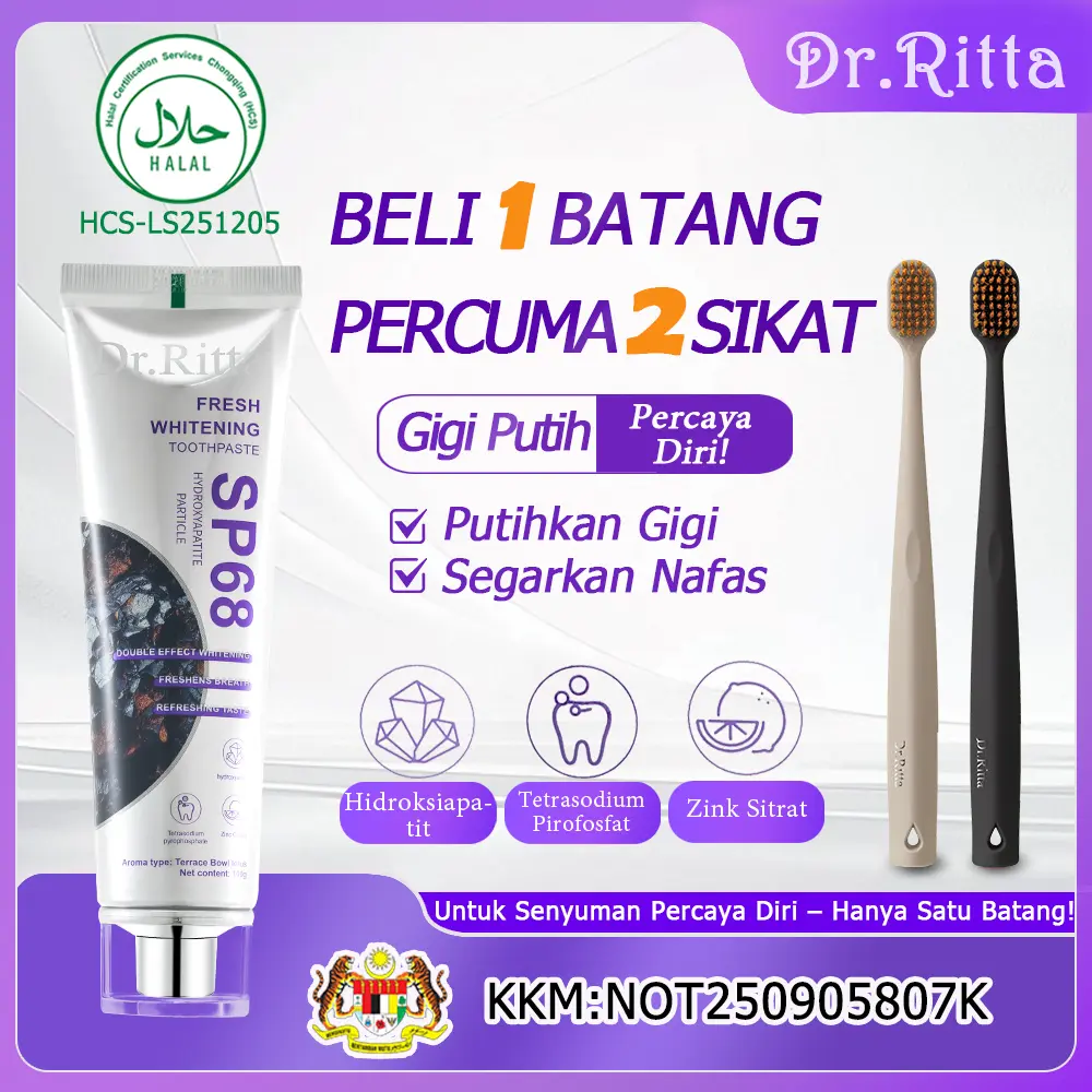 [Beli 1 Dapat 2 PERCUMA] Dr.Ritta SP68 Ubat Gigi P TikTok爆款商品分析 - GMV ...