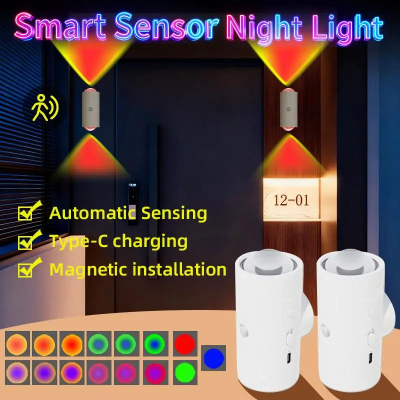 USB Rechargeable Smart LED Night Light with Motion TikTok爆款商品分析 - GMV ...