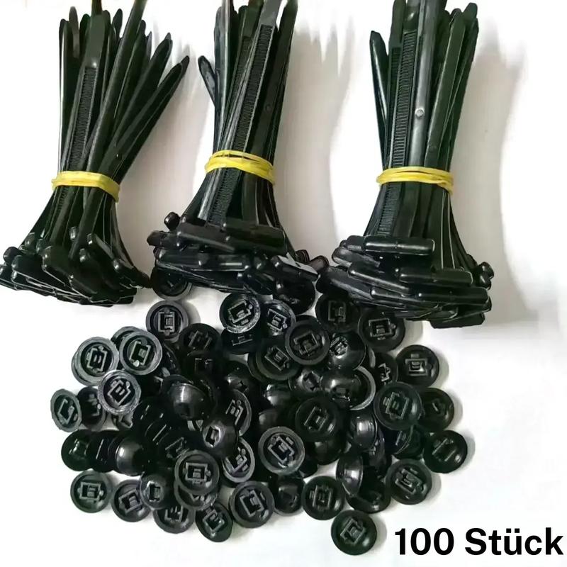 Tt Clips 查看[100 Pcs Nylon Universal Tie Down Clips with Pins and Buttons, Self ...