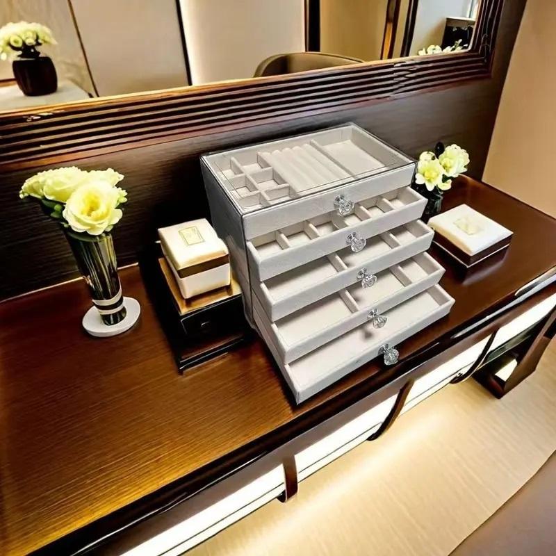 【New Release】5 Layers Jewelry Velvet Box, 1 Set La TikTok爆款商品分析 - GMV ...