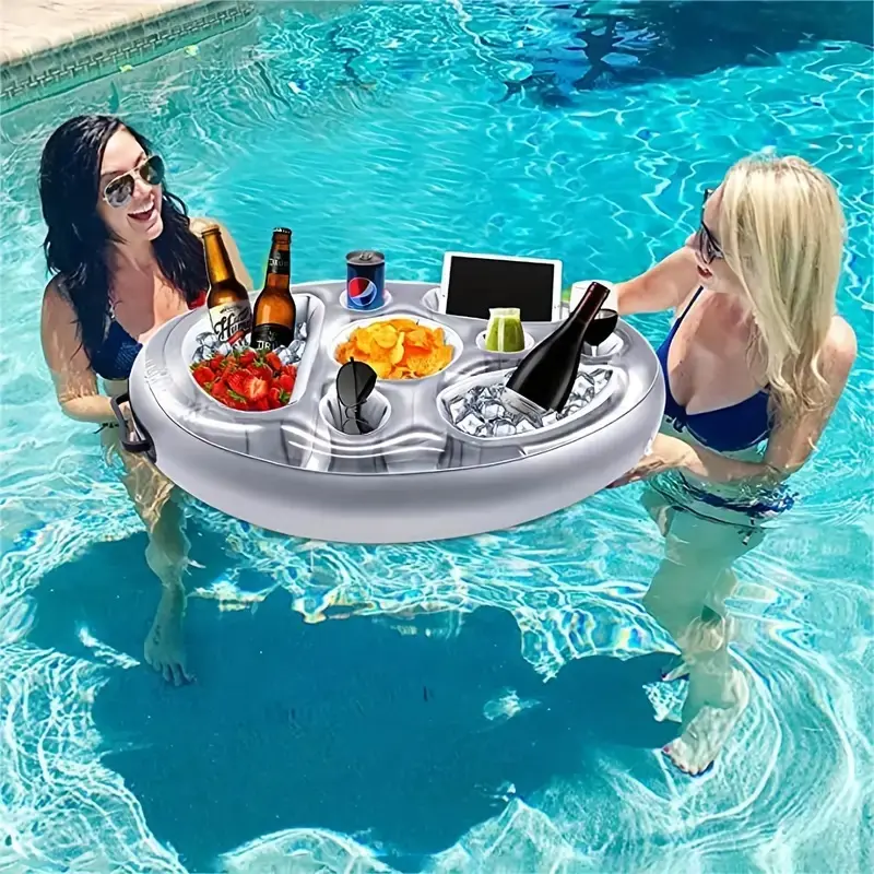 Silver Color Inflatable Pool Float, Pool Floaters, TikTok爆款商品分析 - GMV ...