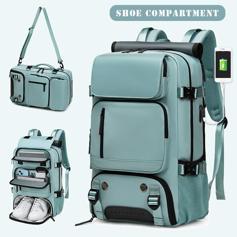 查看[This 3-in-1 large-capacity multi-functional business travel backpack ...