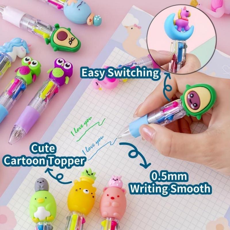 Random 20Pcs Mini Multicolor Pens in One 4-in-1 Cu TikTok爆款商品分析 - GMV ...