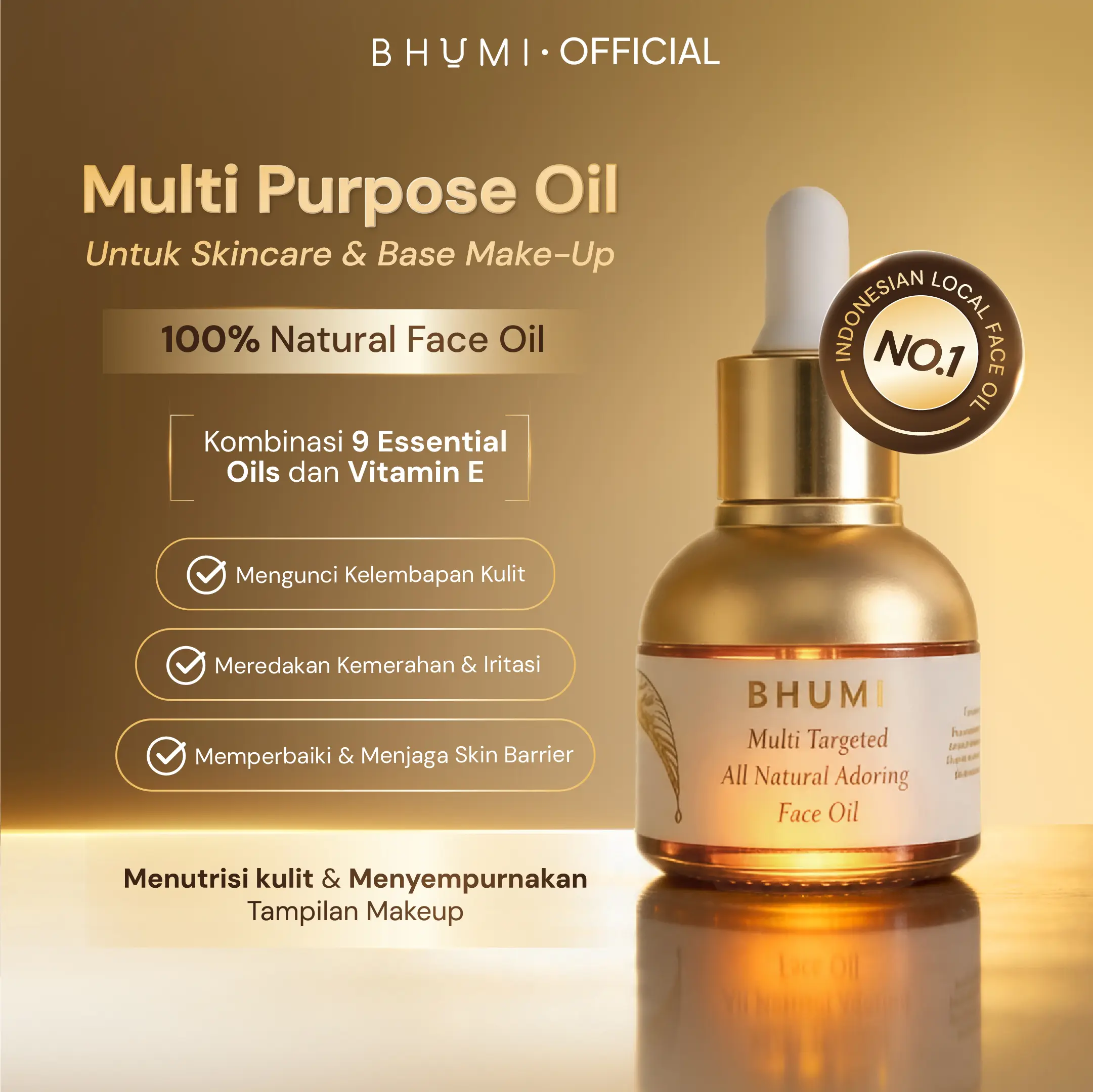BHUMI Multi Targeted Adoring Face Oil