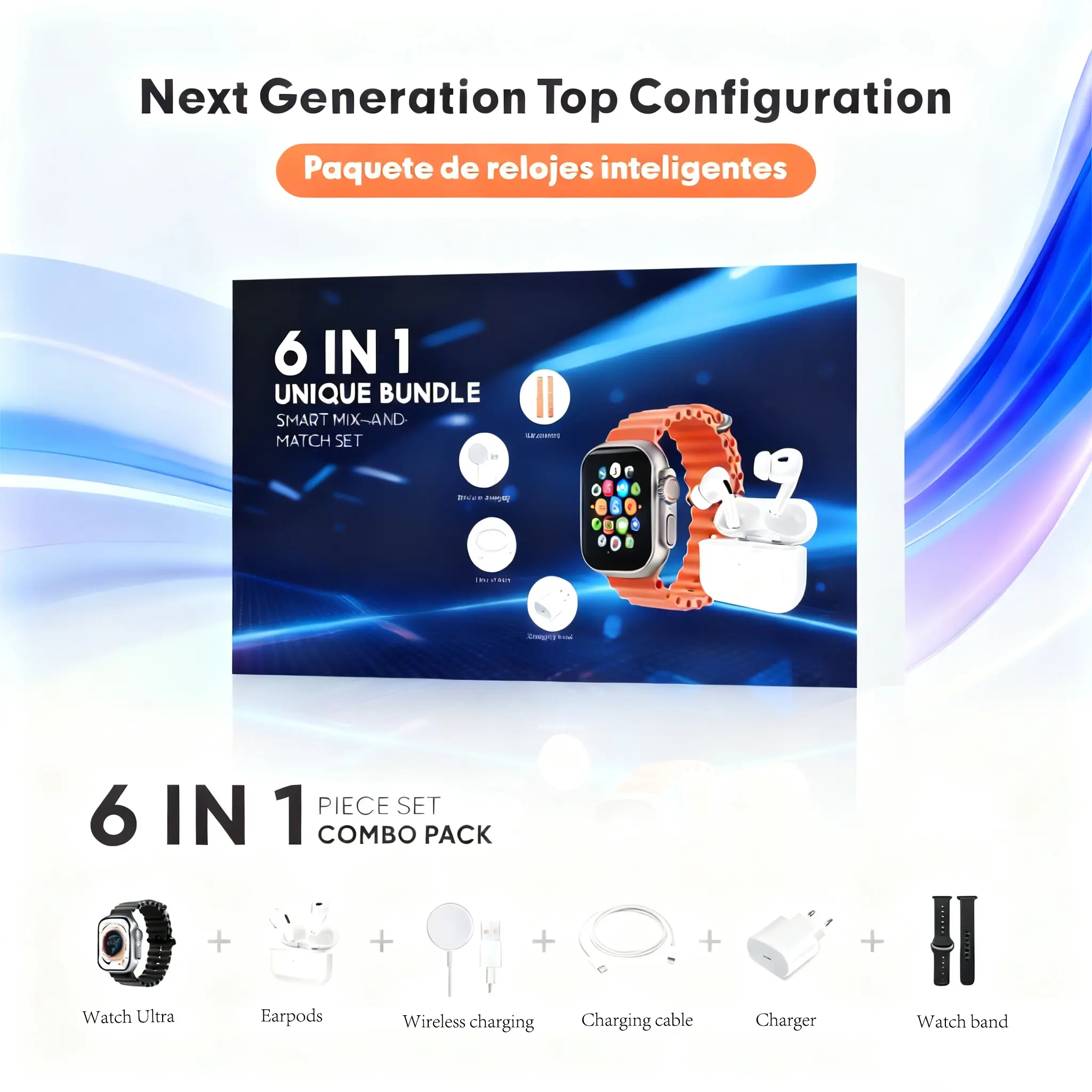[Gifts] 6-in-1 Smart watch Kit Smart Watches for i TikTok爆款商品分析 - GMV ...