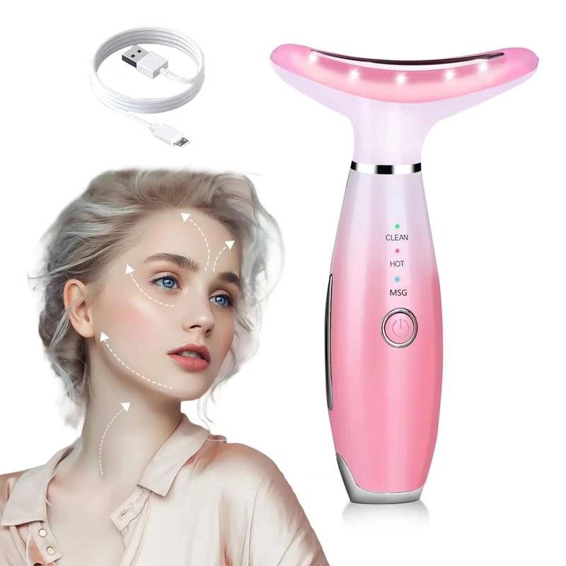 查看[Summer V-shape Facial Massage Instrument, 1 Count Facial Skin Care ...