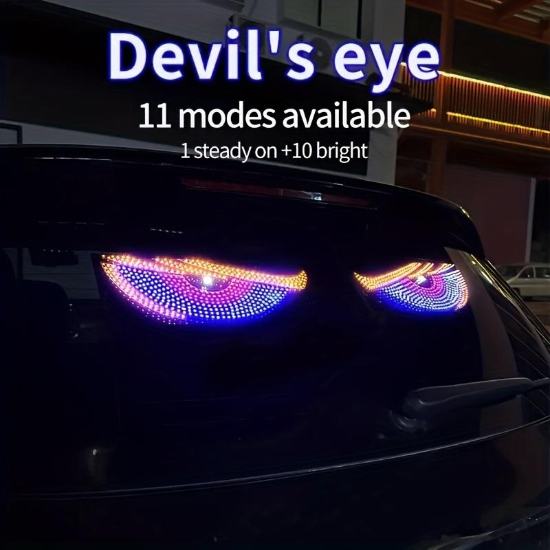 Car Dynamic Devil's Eye LED Car Lights - USB Power TikTok爆款商品分析 - GMV ...