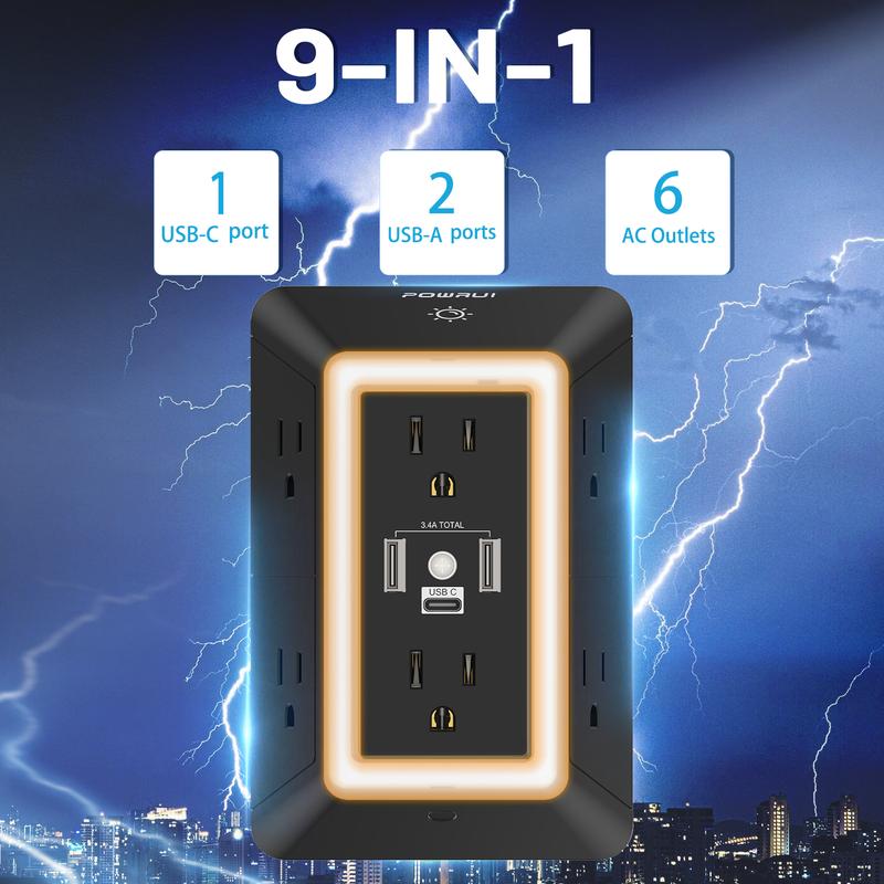 [9-IN-1]No More Overcrowded Outlets! Wall Plug Upg TikTok爆款商品分析 - GMV ...