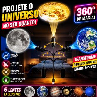USB Teto Lua Projeção Atmosfera Luz Céu Estrelado Lâmpada Da Noite Romântico Quarto Decoração Galáxia Projetor