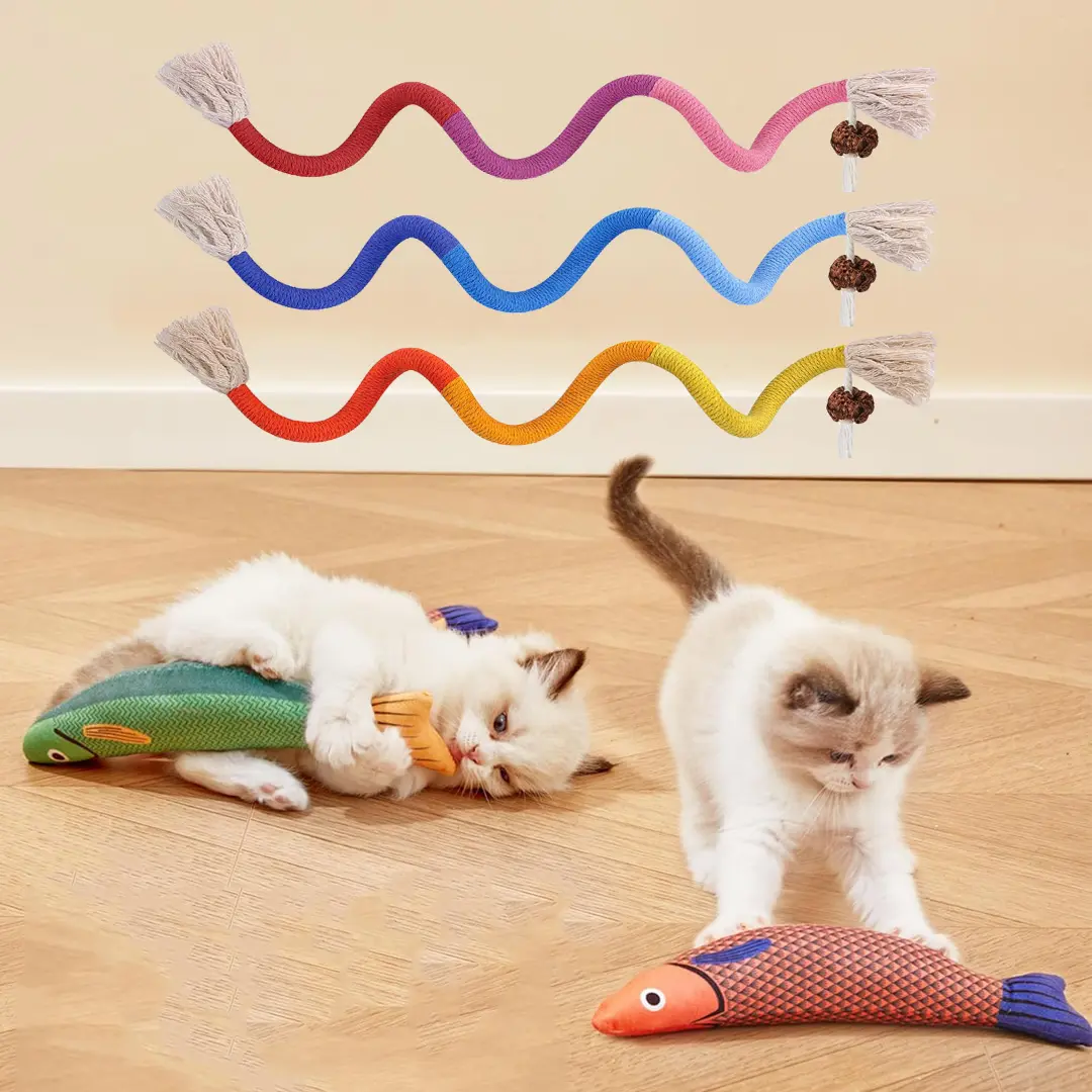 Interactive Cat Toys Ropes 3Pcs With Refillable Na TikTok爆款商品分析 - GMV ...