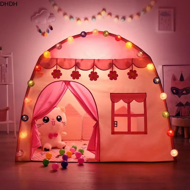 Enfants jouer tente château intérieur extérieur princesse Prince