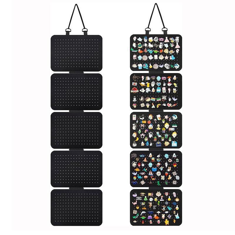 Bedge Rack 查看[Pin Badge Storage Bag, 1 Box Wall Mounted Pin Badge Display Holder ...