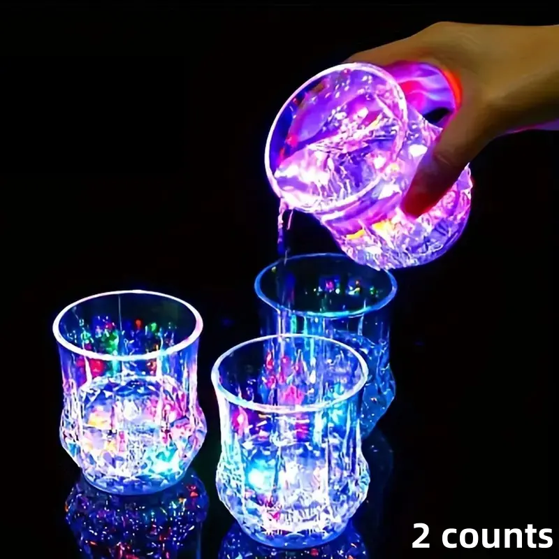 Led Glassware Multicolor LED Glowing Wine Glasses, Liquid-Activa TikTok爆款商品分析 - GMV ...