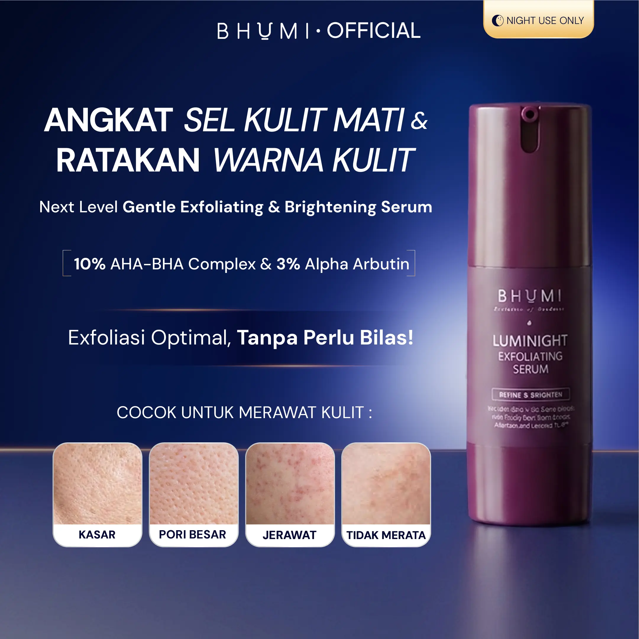 BHUMI Luminight Exfoliating Serum