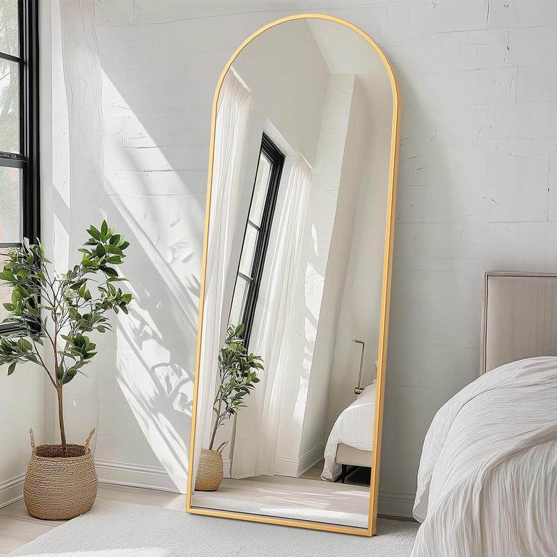 【Summer Sale】Sweet Furniture S - Full Length Mirror Floor Mirror Standing Hanging or Leaning Wall standing mirror home decor, Upgraded Nano Glass,dorm essentials,dorm decor,dorm room decor
