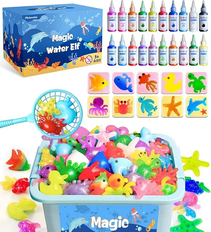 查看[Aqua Fairy Water Gel Kit Magic Water Elf Toy 20 Colors Magic Gel ...