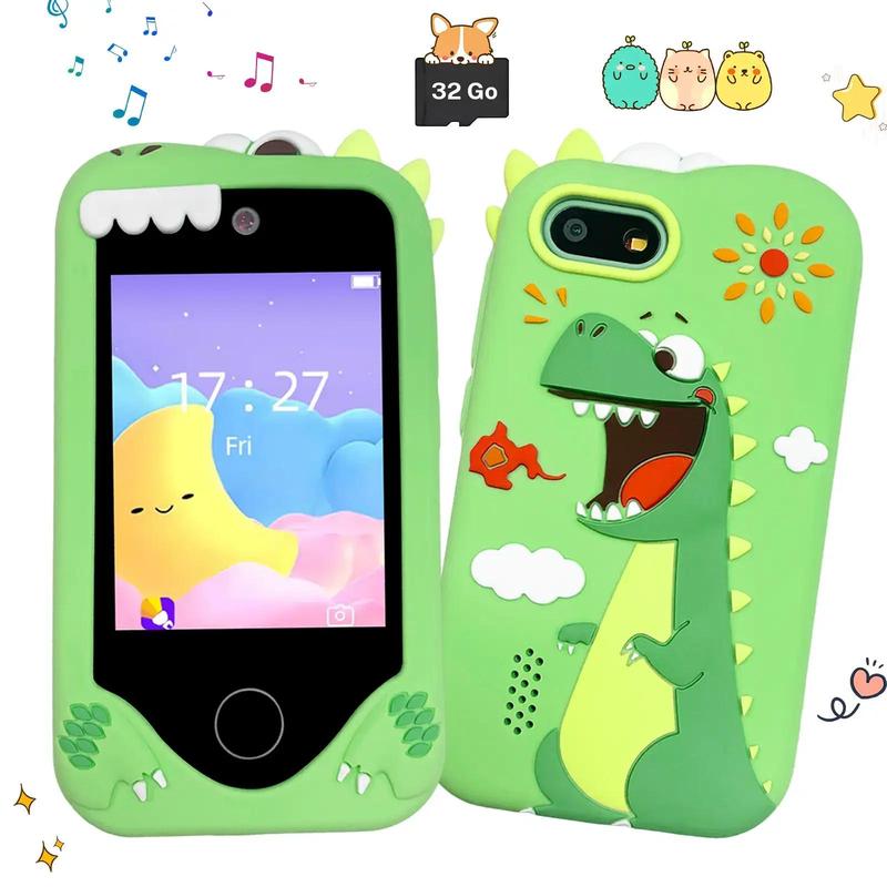 Montre Connectée Enfant, Montre Téléphone Garçon Et Fille Écran Tactile Avec Sos Lecteur De